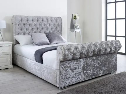 Sleigh Upholstered Bed frame